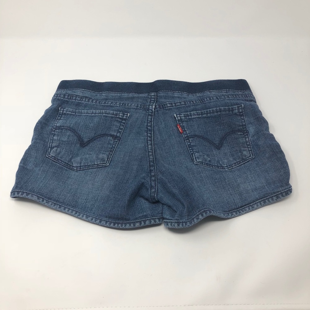 Levi’s Girl’s  Denim blue Shorty Shorts size 14